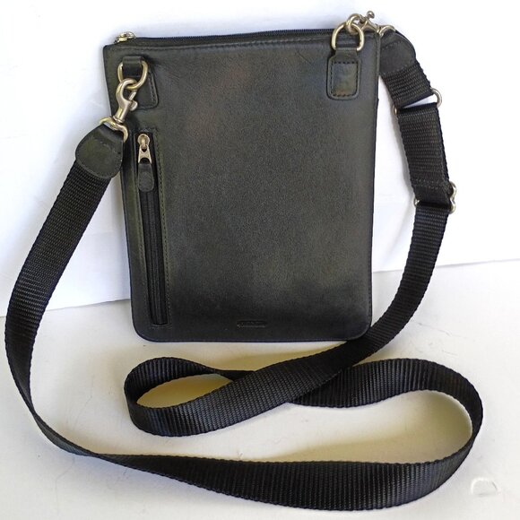 COACH Brown Genuine Leather Messenger/Crossbody Bag Purse - Picture 1 of 8